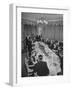 Dinner Party Hosted by Egyptian Prince Abdel Moneim at Palace Hotel in Fashionable Winter Resort-Alfred Eisenstaedt-Framed Photographic Print