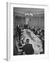 Dinner Party Hosted by Egyptian Prince Abdel Moneim at Palace Hotel in Fashionable Winter Resort-Alfred Eisenstaedt-Framed Photographic Print