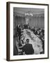 Dinner Party Hosted by Egyptian Prince Abdel Moneim at Palace Hotel in Fashionable Winter Resort-Alfred Eisenstaedt-Framed Photographic Print