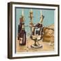 Dinner Party II-Heather A. French-Roussia-Framed Art Print