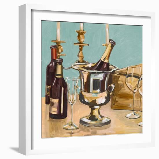 Dinner Party II-Heather A. French-Roussia-Framed Art Print