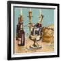 Dinner Party II-Heather A. French-Roussia-Framed Art Print