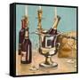 Dinner Party II-Heather A. French-Roussia-Framed Stretched Canvas