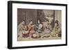 Dinner Party-The Kyoto Collection-Framed Premium Giclee Print