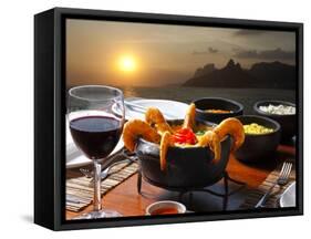 Dinner Rio De Janeiro-luiz rocha-Framed Stretched Canvas