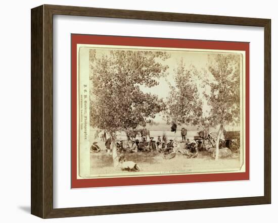 Dinner Scene-John C. H. Grabill-Framed Giclee Print