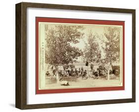 Dinner Scene-John C. H. Grabill-Framed Giclee Print