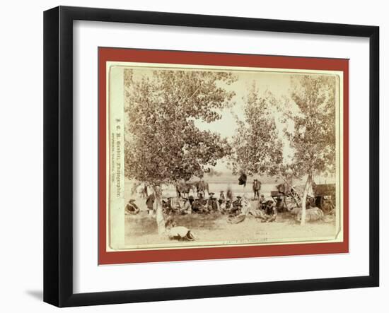 Dinner Scene-John C. H. Grabill-Framed Giclee Print