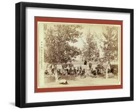 Dinner Scene-John C. H. Grabill-Framed Giclee Print