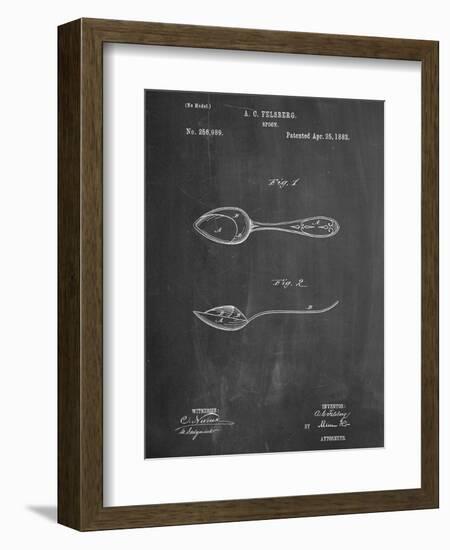 Dinner Spoon Patent-null-Framed Art Print