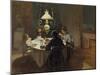 Dinner-Time at the Sisley's, ca. 1868/69-Claude Monet-Mounted Giclee Print