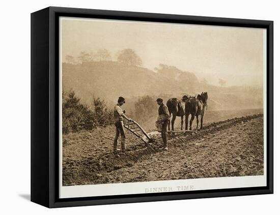 Dinner Time, from 'sun Artists: a Serial of Artistic Photography', Published 1889-91-Frank Meadow Sutcliffe-Framed Stretched Canvas