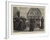 Dinner Time, Outside the Refectory Door-Frank W. W. Topham-Framed Giclee Print