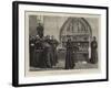 Dinner Time, Outside the Refectory Door-Frank W. W. Topham-Framed Giclee Print