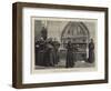 Dinner Time, Outside the Refectory Door-Frank W. W. Topham-Framed Giclee Print