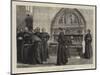Dinner Time, Outside the Refectory Door-Frank W. W. Topham-Mounted Giclee Print