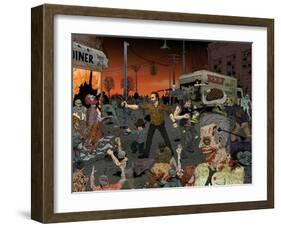 Dinner Time-Drew Morrison-Framed Art Print