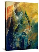 Dinnerjacket matches with jeans-Pol Ledent-Stretched Canvas