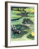 "Dinnertime!," Saturday Evening Post Cover, June 10, 1939-Jacob Bates Abbott-Framed Giclee Print