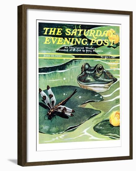 "Dinnertime!," Saturday Evening Post Cover, June 10, 1939-Jacob Bates Abbott-Framed Giclee Print