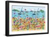 Dino Beach-The Paper Stone-Framed Giclee Print