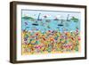 Dino Beach-The Paper Stone-Framed Premium Giclee Print