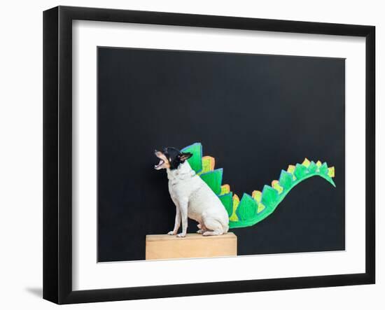 Dino Dog-Susan Sabo-Framed Photographic Print