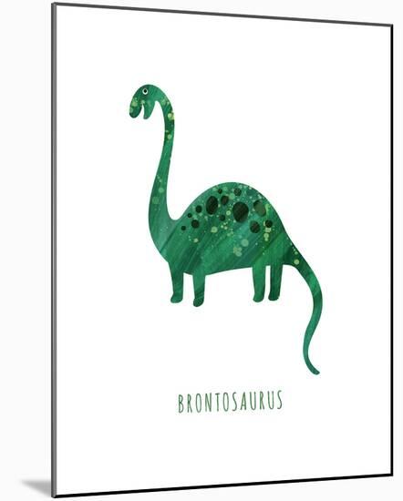 Dino Friends - Brontosaurus-Archie Stone-Mounted Giclee Print