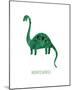 Dino Friends - Brontosaurus-Archie Stone-Mounted Giclee Print