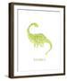 Dino Friends - Diplodocus-Archie Stone-Framed Giclee Print