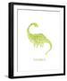 Dino Friends - Diplodocus-Archie Stone-Framed Giclee Print