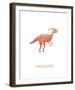 Dino Friends - Parasaurolophus-Archie Stone-Framed Giclee Print