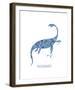 Dino Friends - Plesiosaurus-Archie Stone-Framed Giclee Print