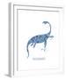 Dino Friends - Plesiosaurus-Archie Stone-Framed Giclee Print