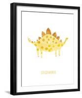 Dino Friends - Stegosaurus-Archie Stone-Framed Giclee Print