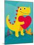 Dino Love-Michael Buxton-Mounted Art Print