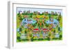 Dino Park-The Paper Stone-Framed Giclee Print