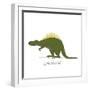 Dino Spinosaurus 1-Designs Sweet Melody-Framed Art Print