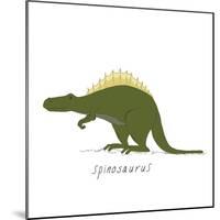 Dino Spinosaurus 1-Designs Sweet Melody-Mounted Art Print