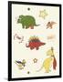 Dino Superheroes-Designs Sweet Melody-Framed Premium Giclee Print