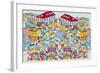 Dino Town-The Paper Stone-Framed Giclee Print