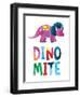 Dinomite Dino-Jennifer McCully-Framed Art Print