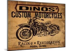 Dinos' Motorcycles-Jason Giacopelli-Mounted Art Print