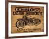 Dinos' Motorcycles-Jason Giacopelli-Framed Art Print
