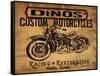 Dinos' Motorcycles-Jason Giacopelli-Framed Stretched Canvas