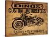 Dinos' Motorcycles-Jason Giacopelli-Stretched Canvas