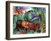 Dinos-Oxana Zaika-Framed Giclee Print