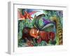 Dinos-Oxana Zaika-Framed Giclee Print