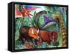 Dinos-Oxana Zaika-Framed Stretched Canvas