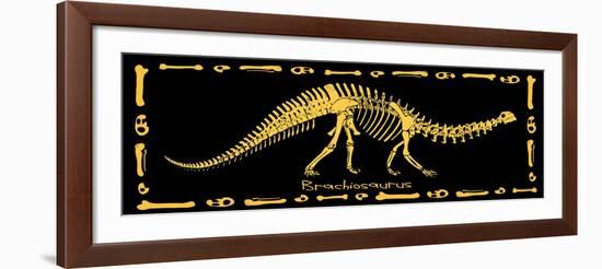 Dinosaur: Brachiosarus-ALI Chris-Framed Giclee Print